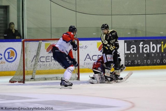 Photo hockey match Rouen - Angers  le 11/11/2016