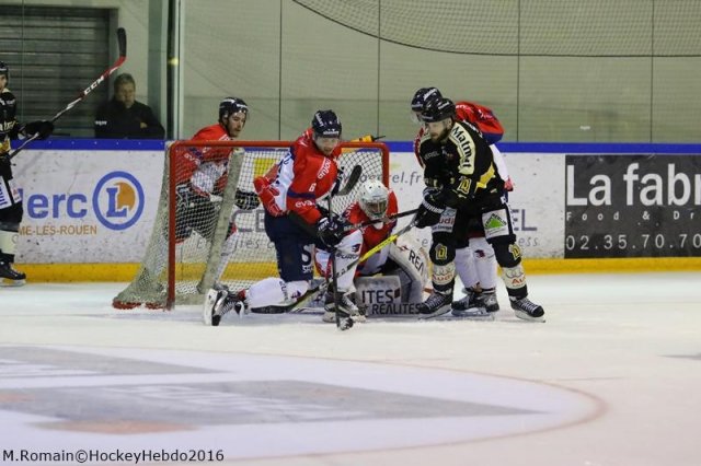 Photo hockey match Rouen - Angers  le 11/11/2016