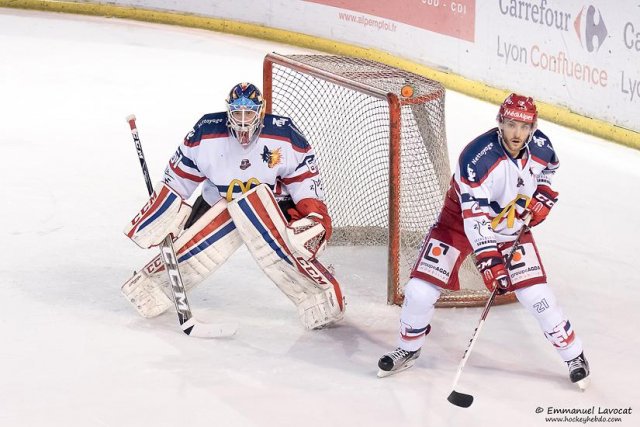 Photo hockey match Lyon - Grenoble  le 12/11/2016
