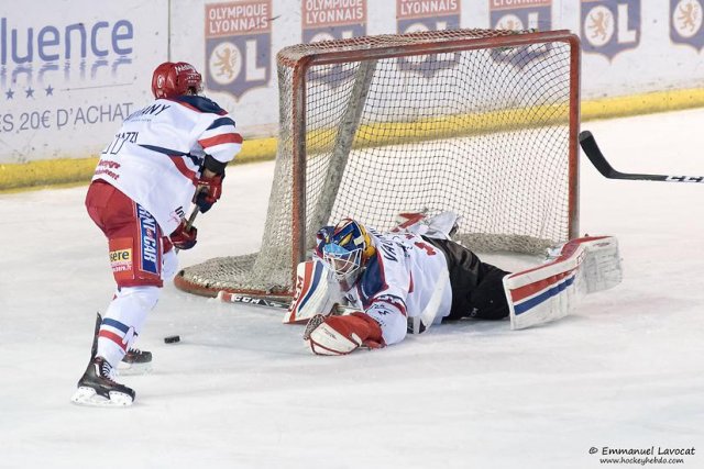 Photo hockey match Lyon - Grenoble  le 12/11/2016