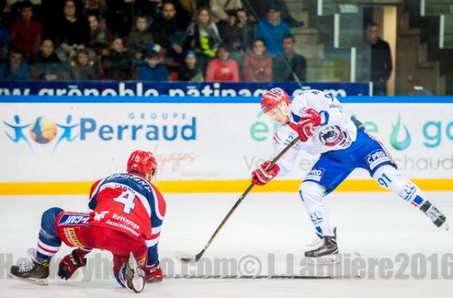 Photo hockey match Grenoble  - Lyon le 11/11/2016
