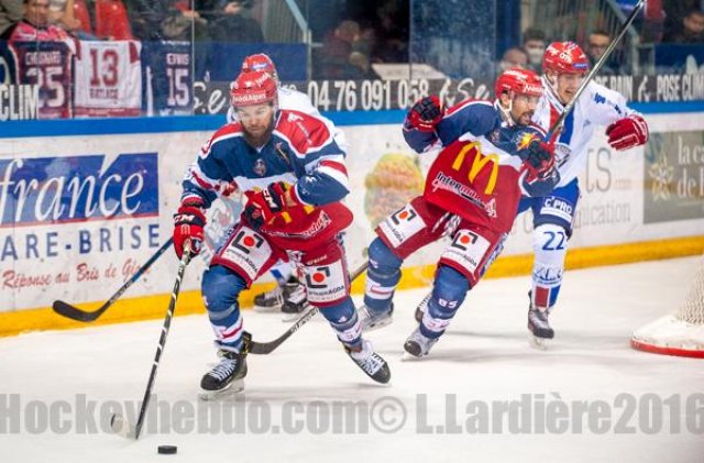 Photo hockey match Grenoble  - Lyon le 11/11/2016