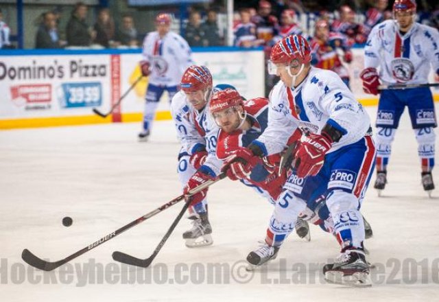 Photo hockey match Grenoble  - Lyon le 11/11/2016