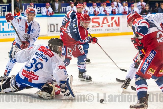 Photo hockey match Grenoble  - Lyon le 11/11/2016