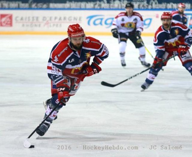 Photo hockey match Grenoble  - Chamonix / Morzine le 15/11/2016