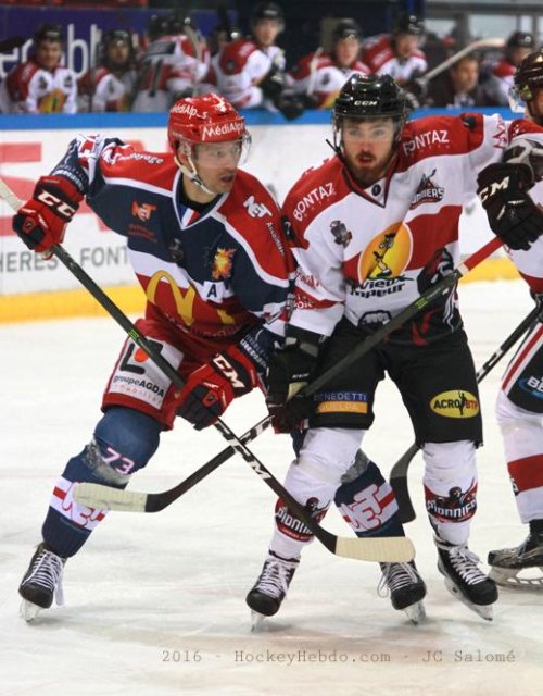 Photo hockey match Grenoble  - Chamonix / Morzine le 15/11/2016