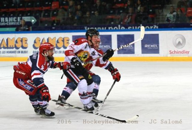 Photo hockey match Grenoble  - Chamonix / Morzine le 15/11/2016