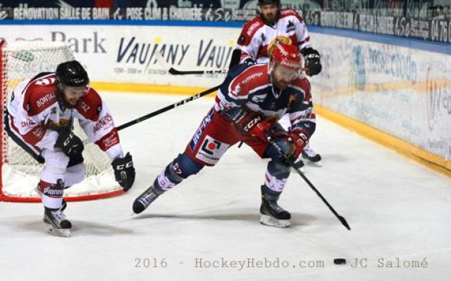 Photo hockey match Grenoble  - Chamonix / Morzine le 15/11/2016