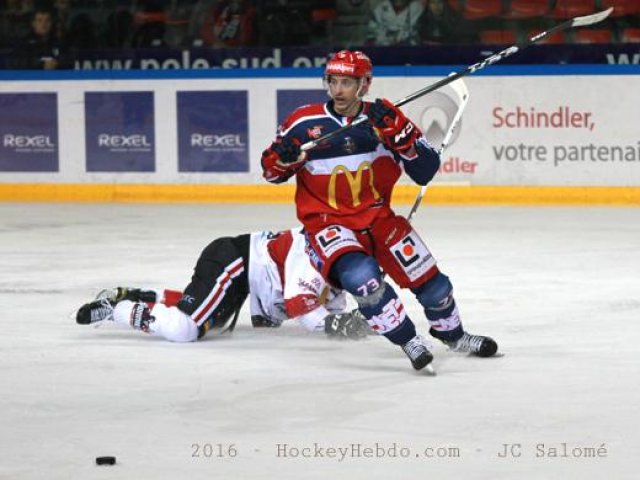 Photo hockey match Grenoble  - Chamonix / Morzine le 15/11/2016