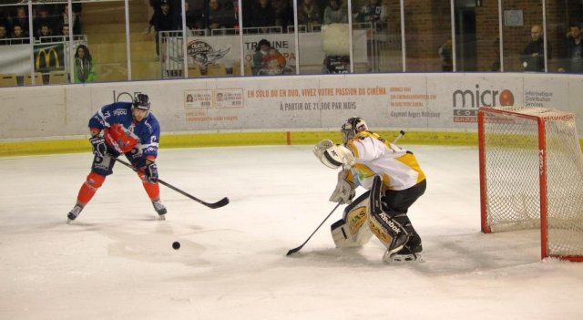 Photo hockey match Angers  - Strasbourg  le 15/11/2016