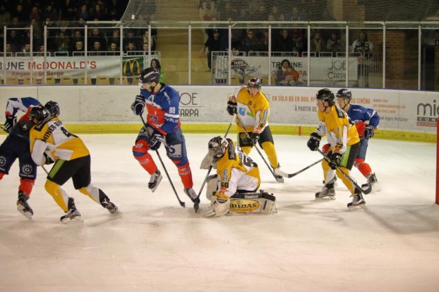 Photo hockey match Angers  - Strasbourg  le 15/11/2016