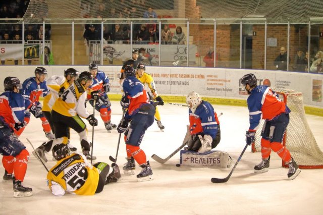 Photo hockey match Angers  - Strasbourg  le 15/11/2016