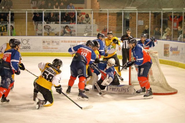 Photo hockey match Angers  - Strasbourg  le 15/11/2016