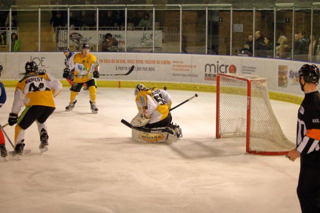 Photo hockey match Angers  - Strasbourg  le 15/11/2016