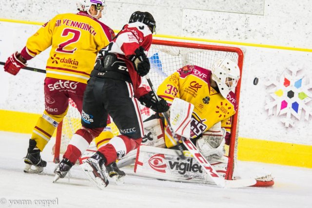 Photo hockey match Chamonix / Morzine - Dijon  le 18/11/2016