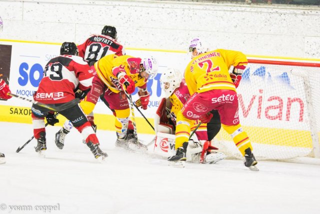 Photo hockey match Chamonix / Morzine - Dijon  le 18/11/2016