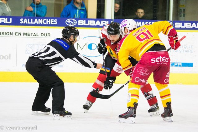Photo hockey match Chamonix / Morzine - Dijon  le 18/11/2016