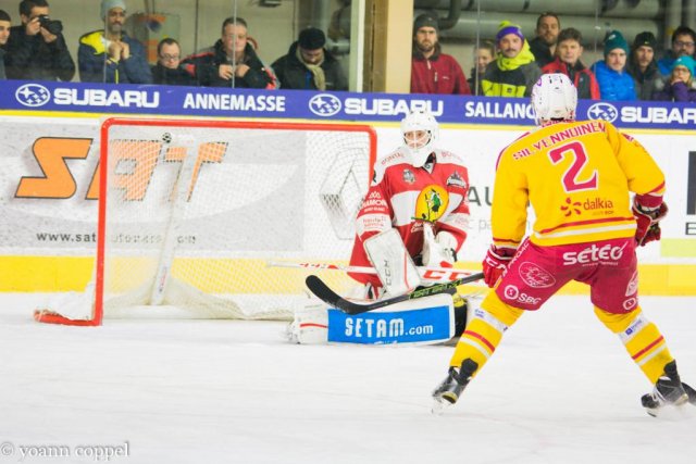 Photo hockey match Chamonix / Morzine - Dijon  le 18/11/2016