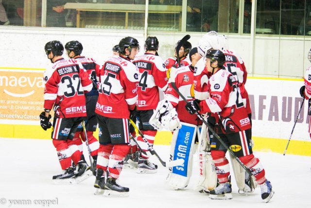 Photo hockey match Chamonix / Morzine - Dijon  le 18/11/2016