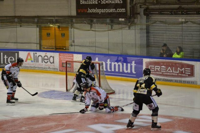Photo hockey match Rouen - Bordeaux le 18/11/2016