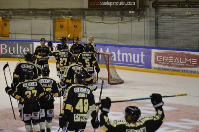 Photo hockey match Rouen - Bordeaux le 18/11/2016