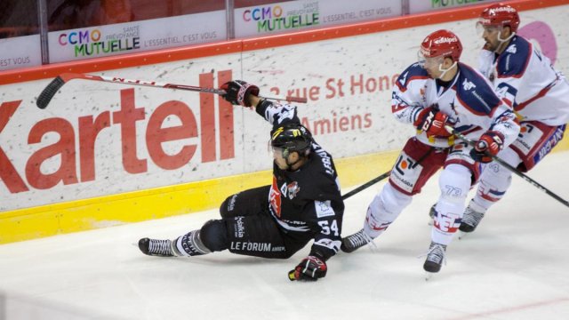 Photo hockey match Amiens  - Grenoble  le 18/11/2016