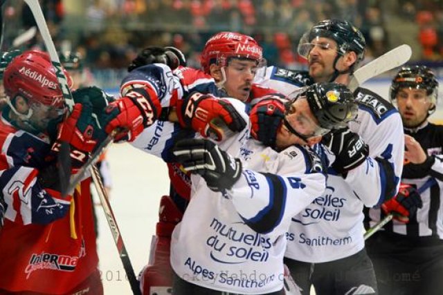 Photo hockey match Grenoble  - Gap  le 20/11/2016