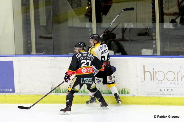 Photo hockey match Nice - Rouen le 20/11/2016