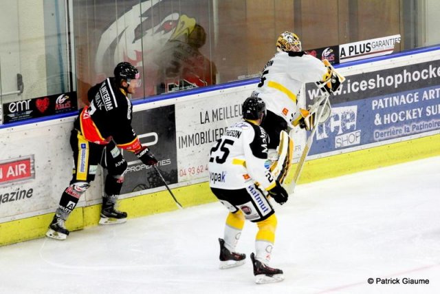 Photo hockey match Nice - Rouen le 20/11/2016