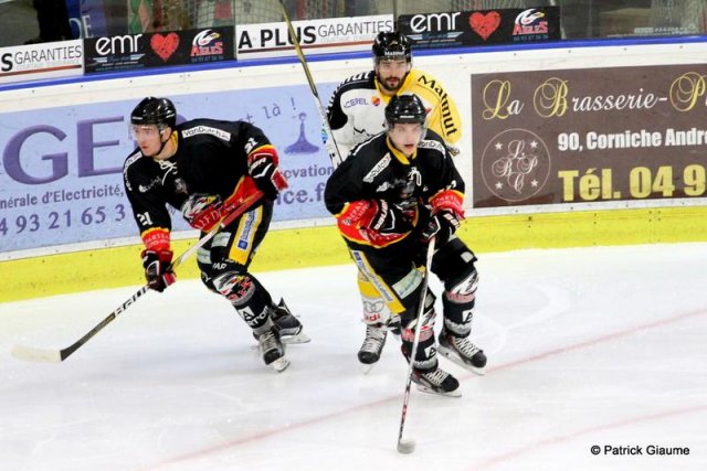 Photo hockey match Nice - Rouen le 20/11/2016