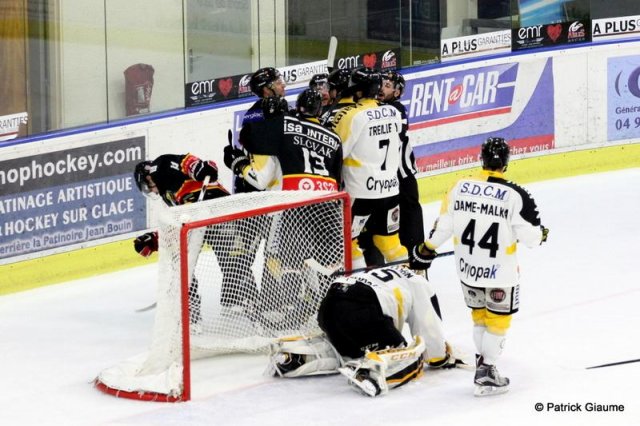 Photo hockey match Nice - Rouen le 20/11/2016