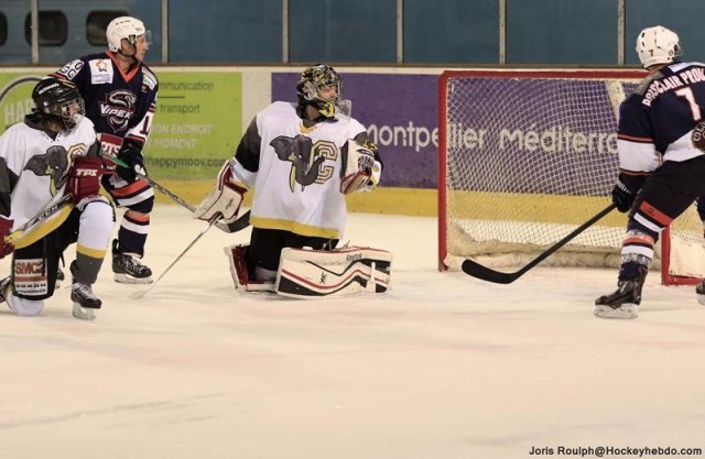 Photo hockey match Montpellier  - Chambéry le 19/11/2016