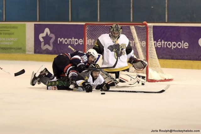 Photo hockey match Montpellier  - Chambéry le 19/11/2016