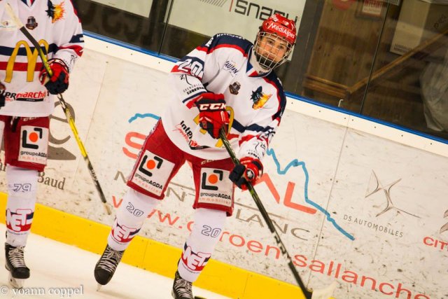 Photo hockey match Chamonix / Morzine - Grenoble  le 22/11/2016