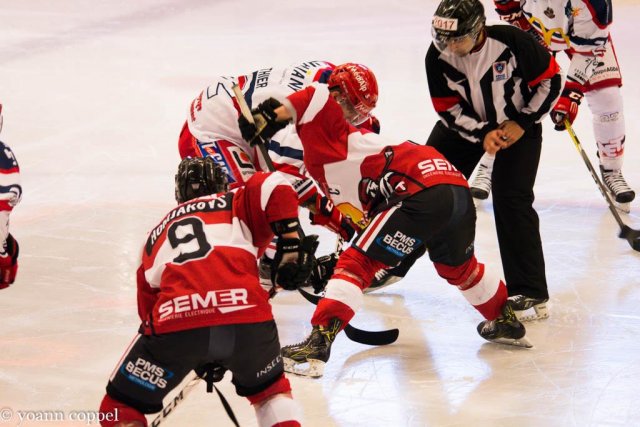 Photo hockey match Chamonix / Morzine - Grenoble  le 22/11/2016