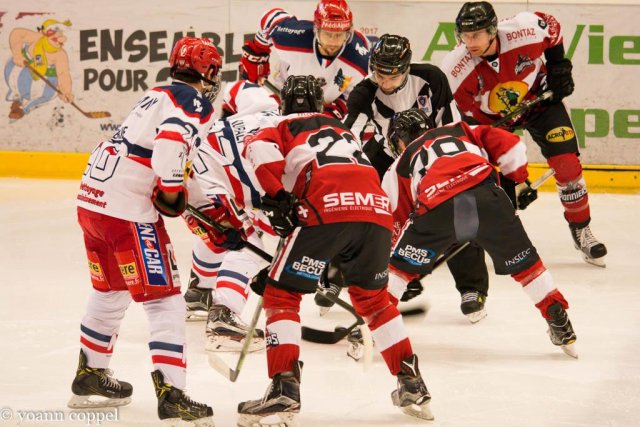 Photo hockey match Chamonix / Morzine - Grenoble  le 22/11/2016