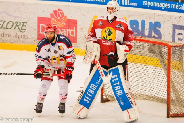 Photo hockey match Chamonix / Morzine - Grenoble  le 22/11/2016