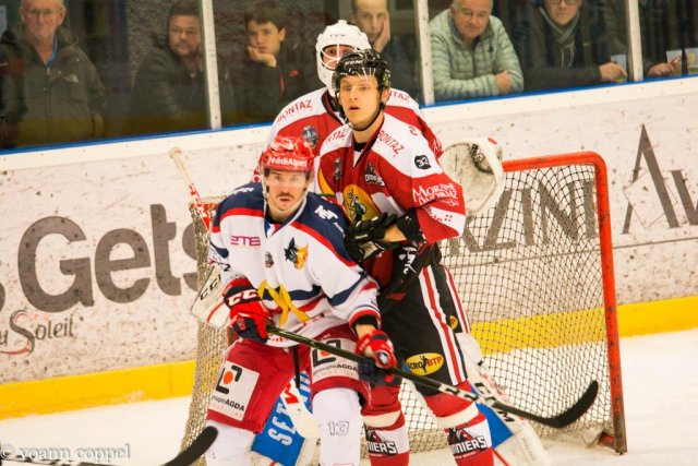 Photo hockey match Chamonix / Morzine - Grenoble  le 22/11/2016