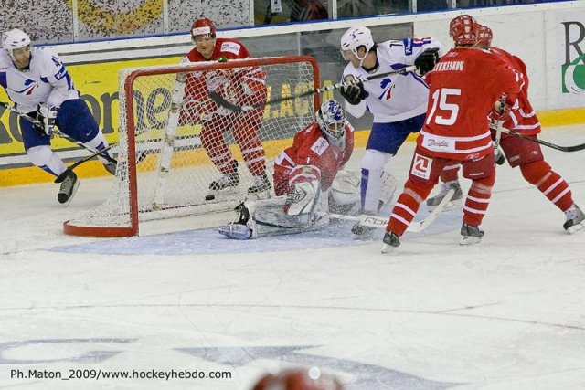 Photo hockey reportage Qualifs JO : Photos - Danemark vs France