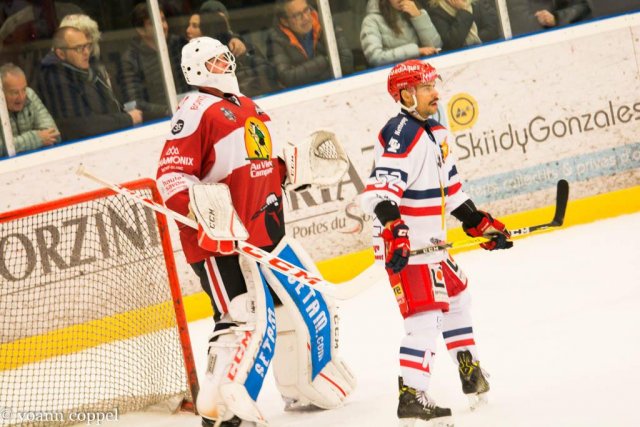 Photo hockey match Chamonix / Morzine - Grenoble  le 22/11/2016