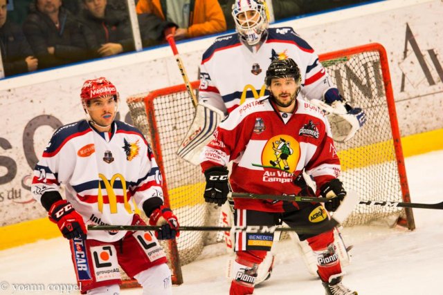 Photo hockey match Chamonix / Morzine - Grenoble  le 22/11/2016