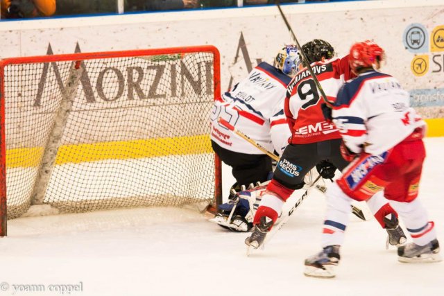 Photo hockey match Chamonix / Morzine - Grenoble  le 22/11/2016