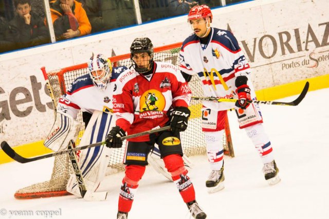 Photo hockey match Chamonix / Morzine - Grenoble  le 22/11/2016
