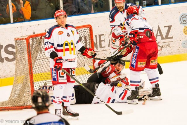 Photo hockey match Chamonix / Morzine - Grenoble  le 22/11/2016