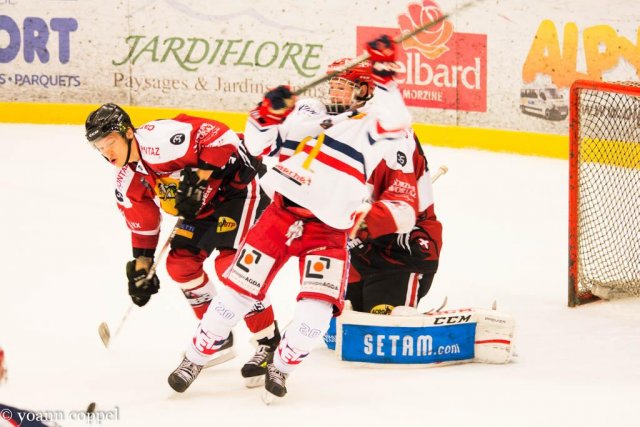Photo hockey match Chamonix / Morzine - Grenoble  le 22/11/2016