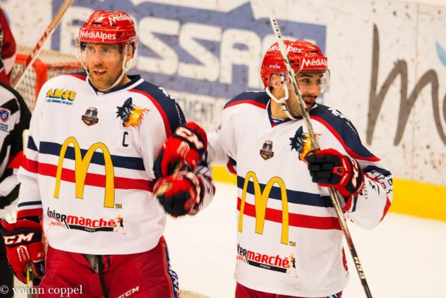 Photo hockey match Chamonix / Morzine - Grenoble  le 22/11/2016