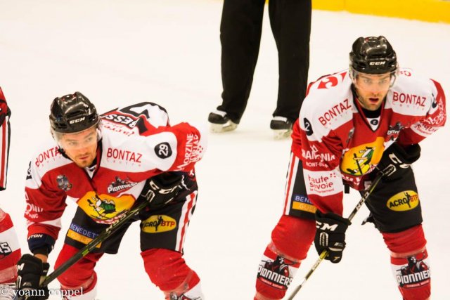 Photo hockey match Chamonix / Morzine - Grenoble  le 22/11/2016