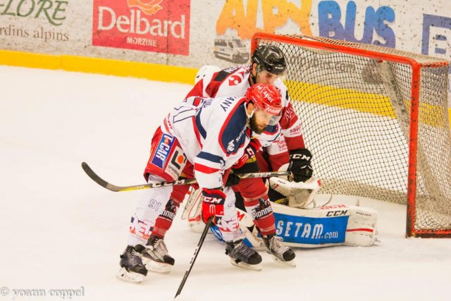 Photo hockey match Chamonix / Morzine - Grenoble  le 22/11/2016