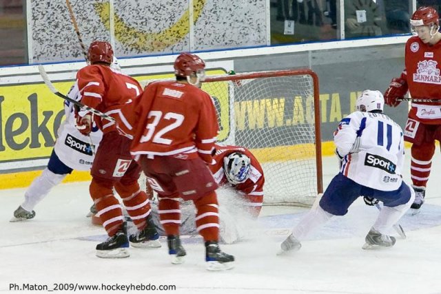 Photo hockey reportage Qualifs JO : Photos - Danemark vs France