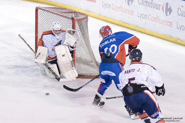Photo hockey match Lyon - Clermont-Ferrand le 22/11/2016
